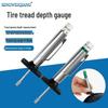 Tire Tread Depth Gauge Pen, 0-25mm Measuring Ruler