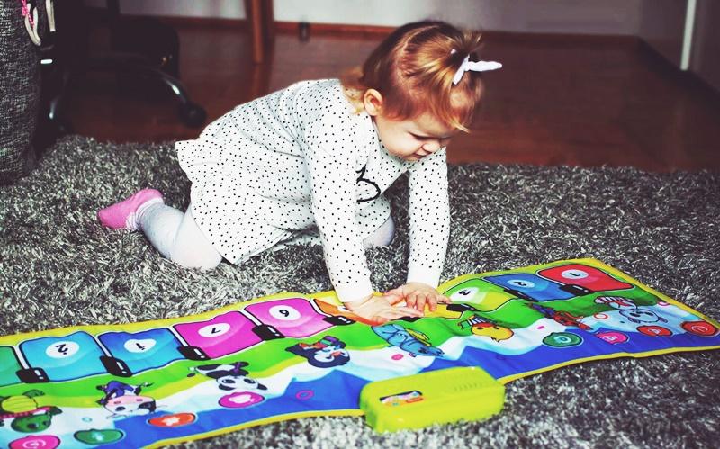 Musical Dance Mat Interactive Skill Game Piano Kids
