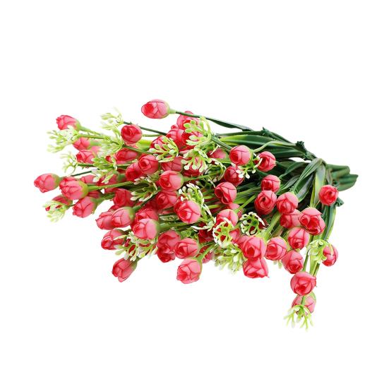 Umělé květiny Falešná jarní kytice se stonkem pro květinové aranžmá Svatba Domácí kancelář Párty Středový díl stolu