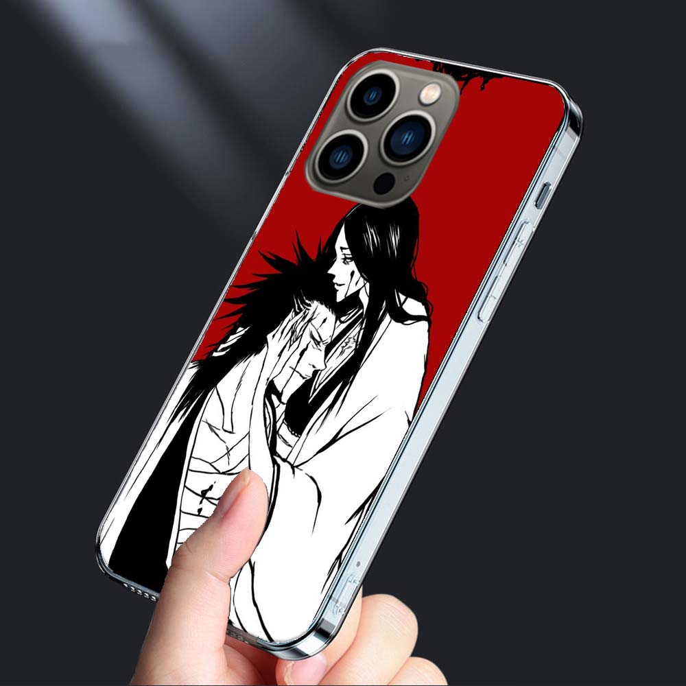 BLEACH Zaraki Kenpachi Phone Case For Iphone 16E 15 Pro 14 Plus 17E 16 17 Pro Max Air 11 12 13 Mini Shockproof Capa Cute Cove