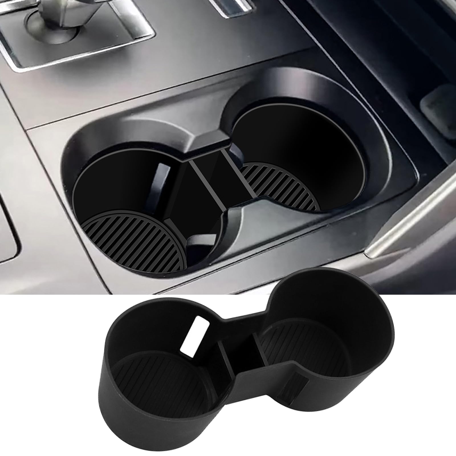 

Fucaten Fits Mazda CX-60 (September 2022) CX-80 (2024~) Car Console Box Console Tray Drink чёрный