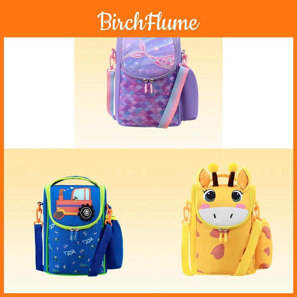 Borsa Termica per Pranzo per Bambini Unicorno Impermeabile Cartone Animato Lunchbox Scolastica per Bambini