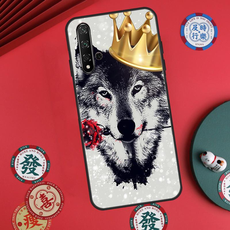 

Волк арт черный Для Huawei Nova 5T 9 10 SE 7i 8i 11i 12i Y73 Y72 Y61 Y91 Y60 Y70 Y90 P20 P30 P40 Lite Чехол Huawei Nova Y70