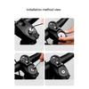 GUB 639 Bike Computer Stem Top Cap Mount Bicycle Computer Angle Adjustable Holder Compatible for Garmin Edge Wahoo Bryton Cateye
