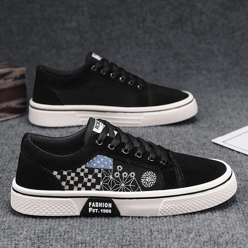 

Холщовые дышащие повседневные туфли на плоской подошве 2024 лето новые мужские универсальные спортивные низкие модные туфли мужская обувь 44