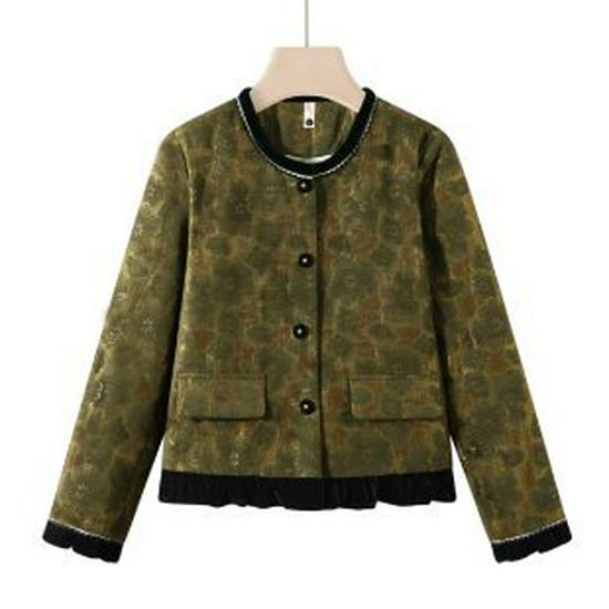 2026 Women s New Year Embroidered Tang Jacket: Luxurious, High-End, Modern Style with Frog Button Detail XL зелёный