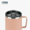 Tyeso Stainless Steel Vacuum-insulated Cold Insulated Coffee Cup with Handle High Aesthetic Value for Daily Handle Unisex Mug