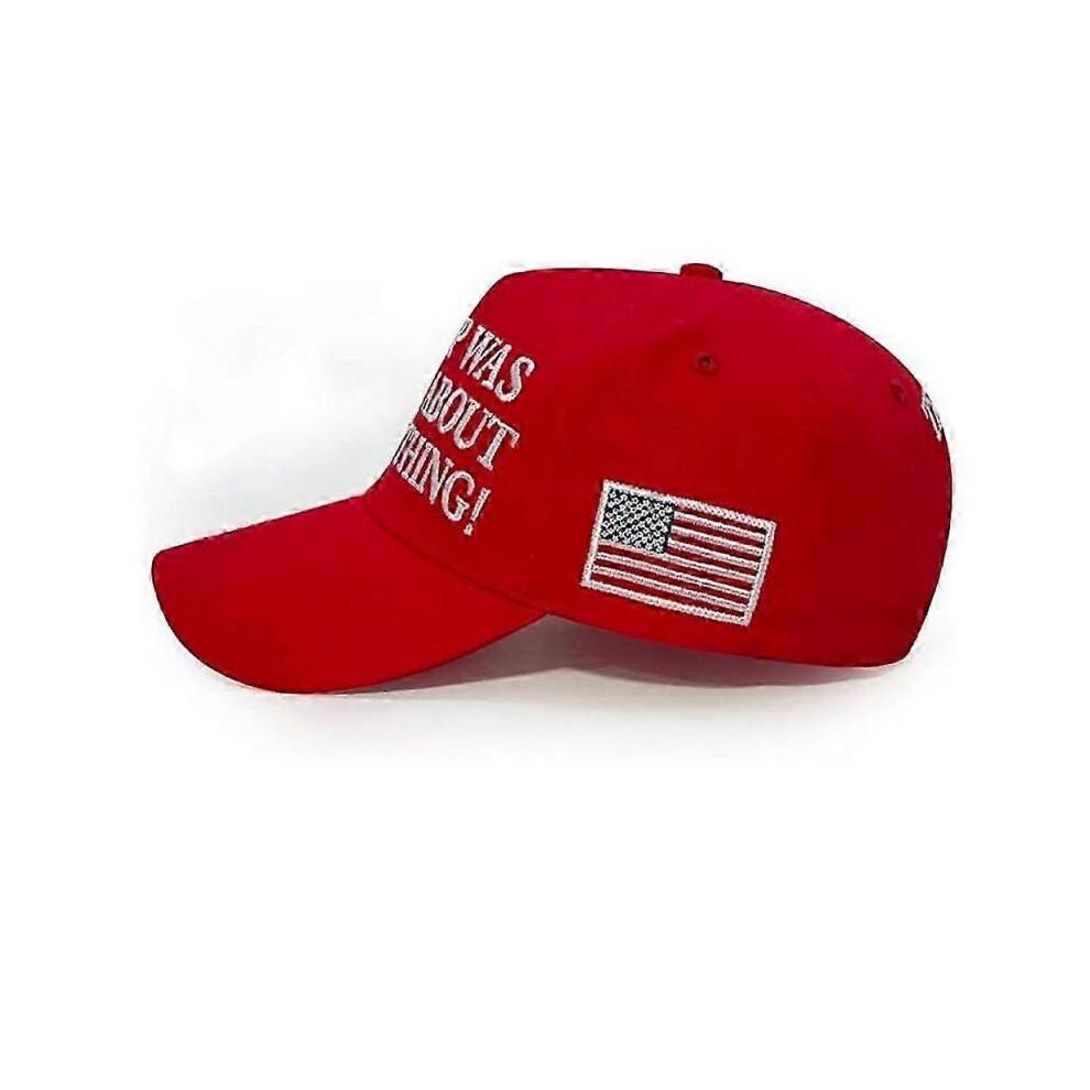 Embroidered Baseball Cap with US Flag Hat