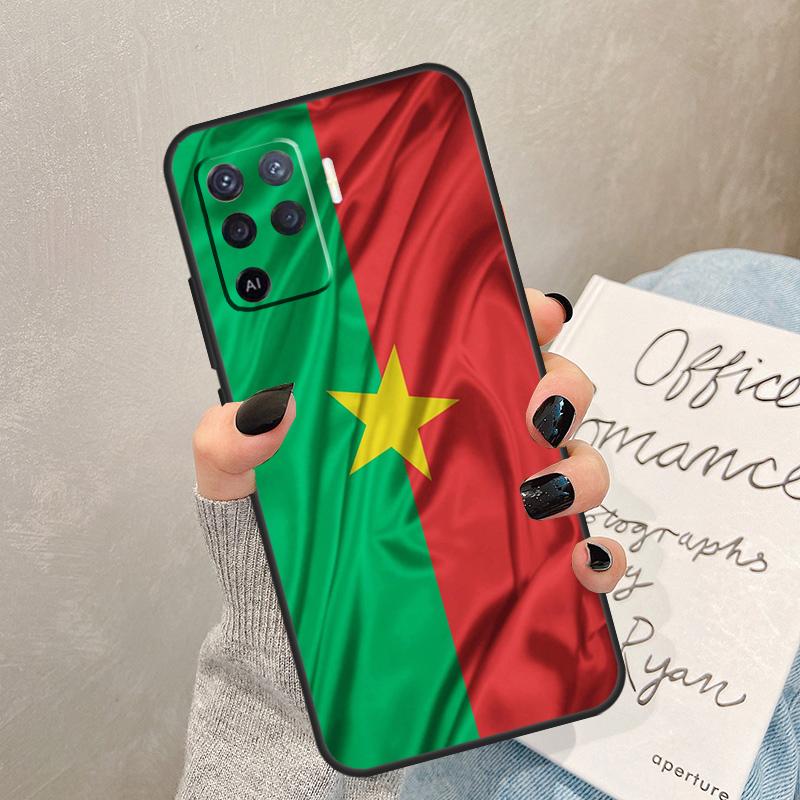 Burkina Faso Flagge Hülle Für Oppo A78 A98 A18 A38 A58 A60 A80 A40 A77 A57 A17 A74 A54 A94 A96 A76 A16 A15 A5 Pro