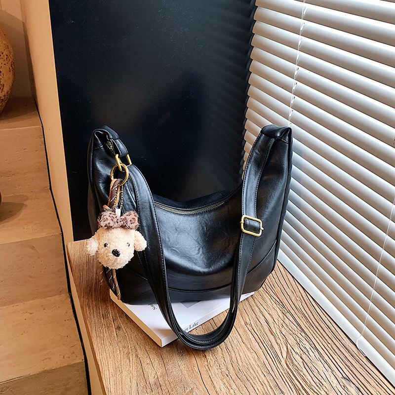 Bag Light Luxury Niche High-end Messenger Bag Women's Bag 2025 New Fashion Autumn and Winter Retro Shoulder Bag Dumpling Bag