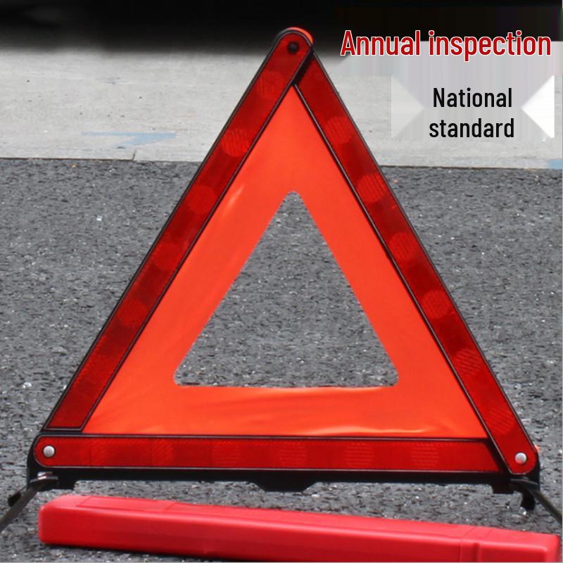 Car Reflective Warning Triangle Stand for Inspection