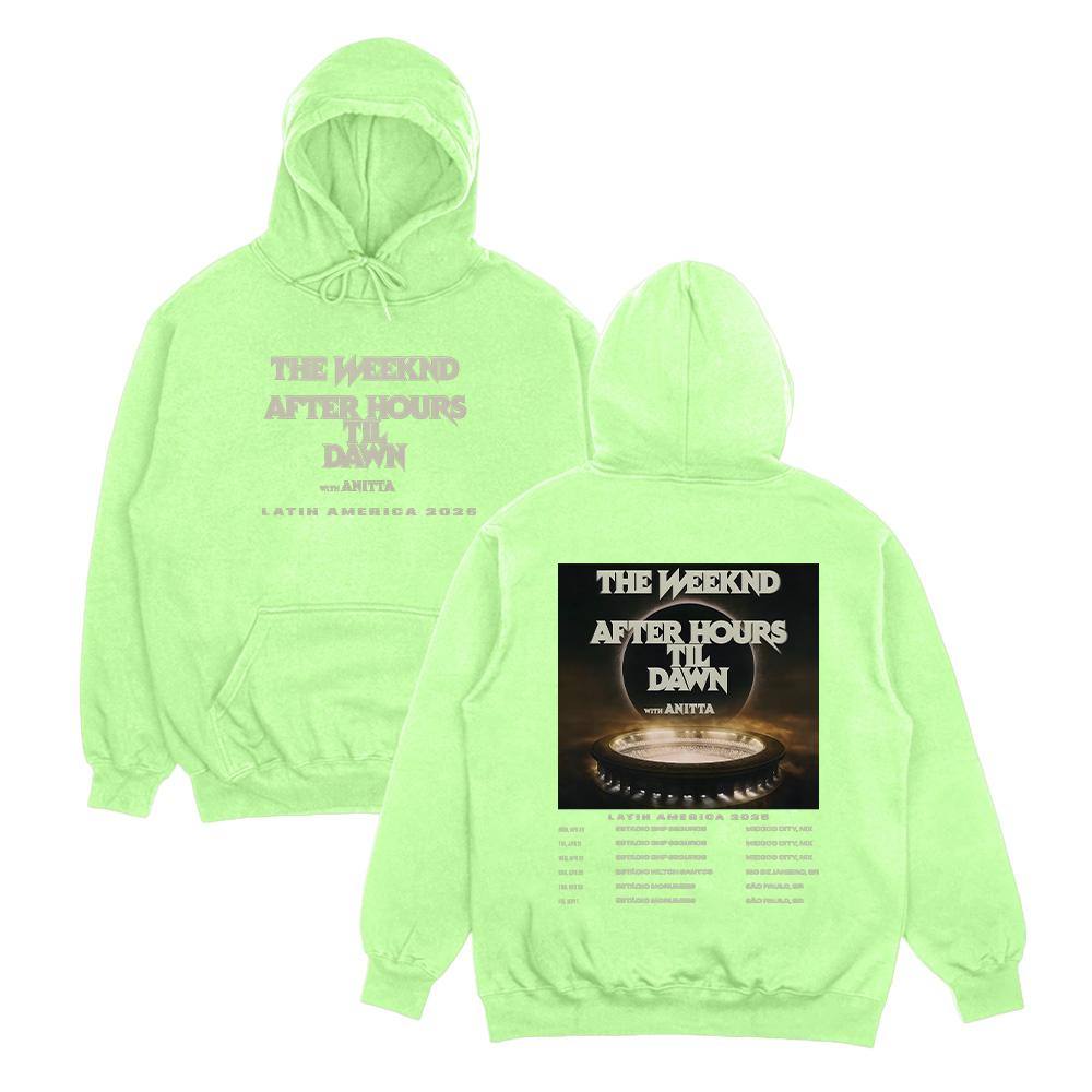 TheWeeknd Latin America 2026 Tour Hoodies Graphic Clothing Hip Hop Gothic Unisex Streetwear Long Sleeve Sweatshirt Hoody Y2K