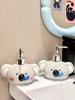 Soap Dispenser Hand Soap Bottle Cute Foaming Bottle, Cartoon Press Shower Gel Laundry Detergent Dispenser Bottle   Dispenser