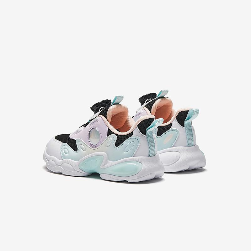 Anta Kids Synthetic Leather Mesh Comfortable Versatile Trendy Fun Light-Up Shoes Lightweight Shock Absorption Low-Top Kids Running Shoes A22449968