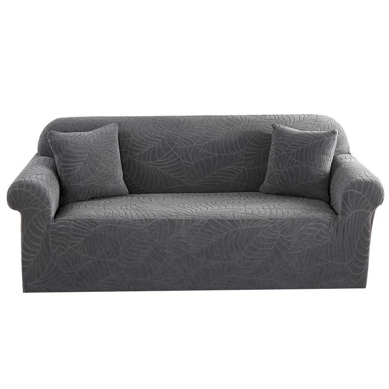 

Водонепроницаемые чехлы для диванов для гостиной, эластичный чехол, эластичный чехол для дивана, кресла, 1/2/3/4-местный L-образный угловой чехол для дивана 1 Seater 90-140 cm темно серый