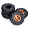 1.0 Inch Sticky Soft RC Crawler Tires  for 1/24 1/18 Scale High Clearance Upgrade Fits Axial SCX24 FMS FCX24 FCX18 Traxxas TRX4M