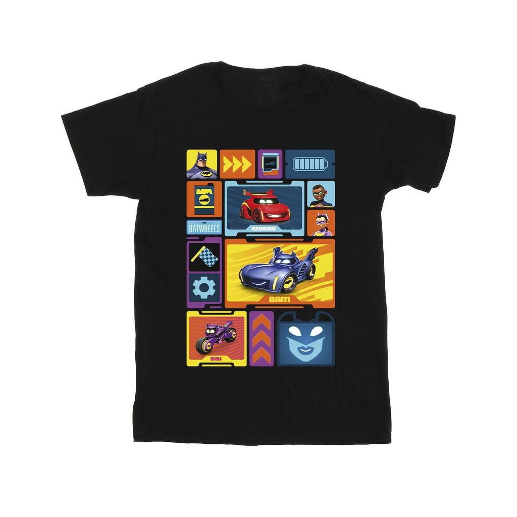 Batwheels Boys Collage Cotton T-Shirt