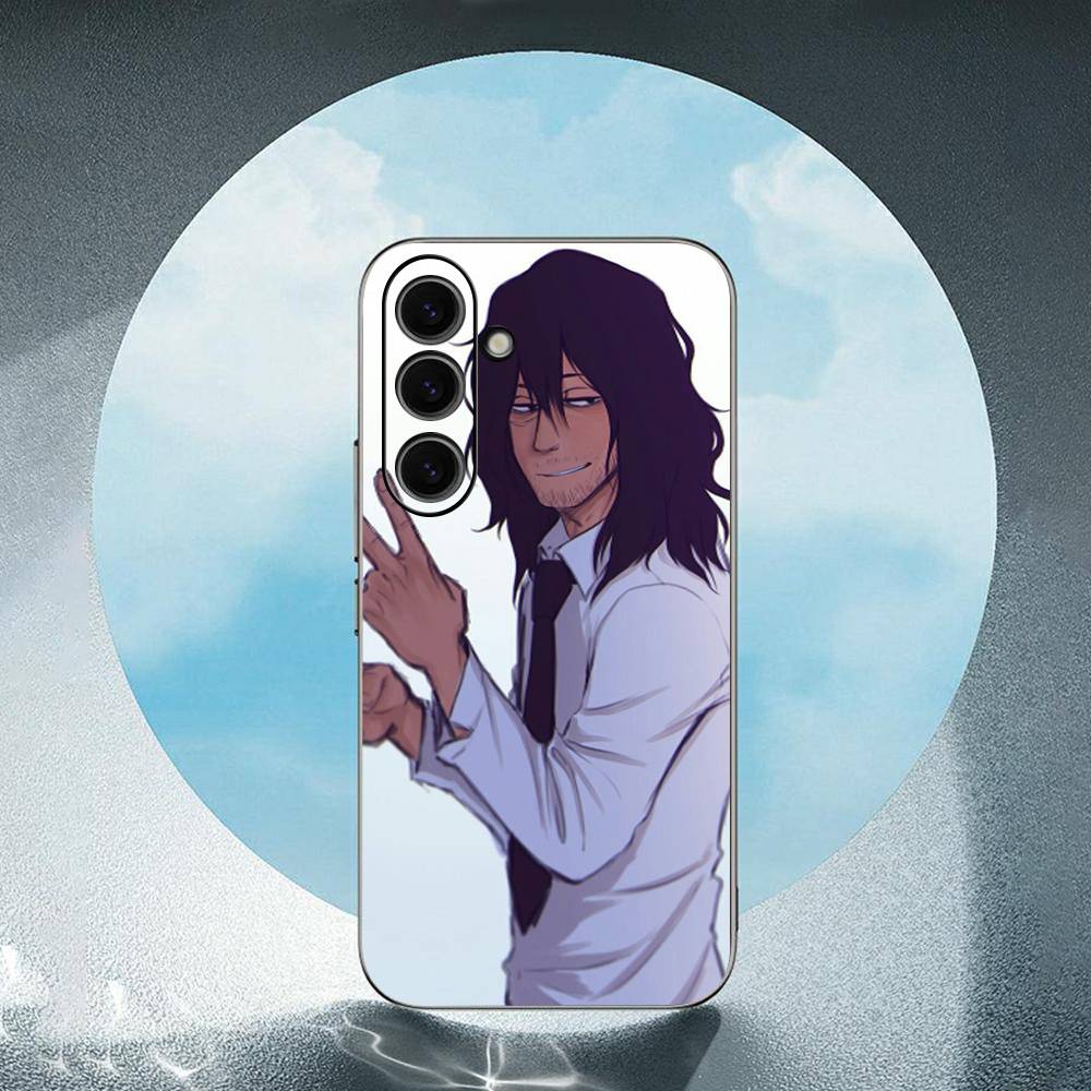 Eraser Head Shota Aizawa Luxury Black Phone Case For Samsung Galaxy S23 S24 S25 Ultra S22 Plus S21