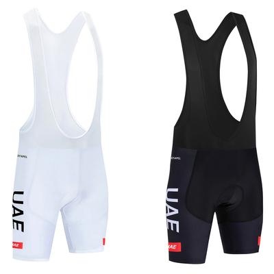 NOUVEAU Blanc 2025 Émirats Arabes Unis Cuissard de Cyclisme Hommes Femmes Équipe VTT Cuissard de Vélo Ropa Ciclismo Coussinet Gel 20D Séchage Rapide Pantalon de Vélo Culottes