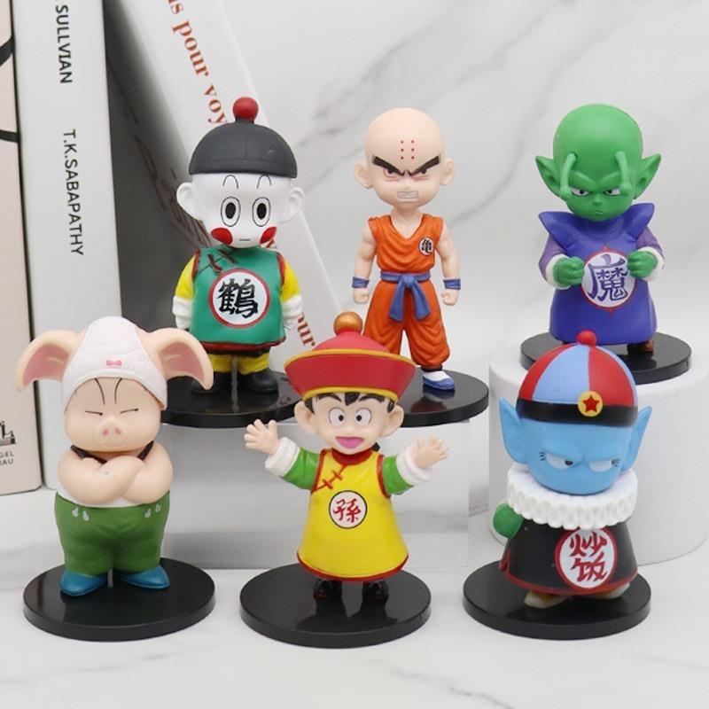 Dragon Ball 10.5cm Goku Pilaf Chiaotzu Oolong Hollow Model Chaofan Jiaozi Karin Sama Sr. Popo Figurine Figure Doll Gift Premium Quality