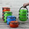 1/2/3/4Layers Stainless Steel Lunch Box Insulated Lunch Box Portable Lunch Box For Student Canteen Large Capacity Bento Boxes