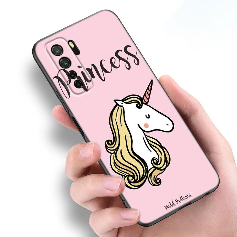 Cute Cartoon Unicorn Phone Case For Huawei Honor 60 50 SE 30S Mate 30 20 10 Lite 40 Nova 9 8 Pro Y60 8i 7i 7SE 5T Premium