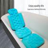 Universal Suction Cup Bath Mat & Backrest Pillow for Adults