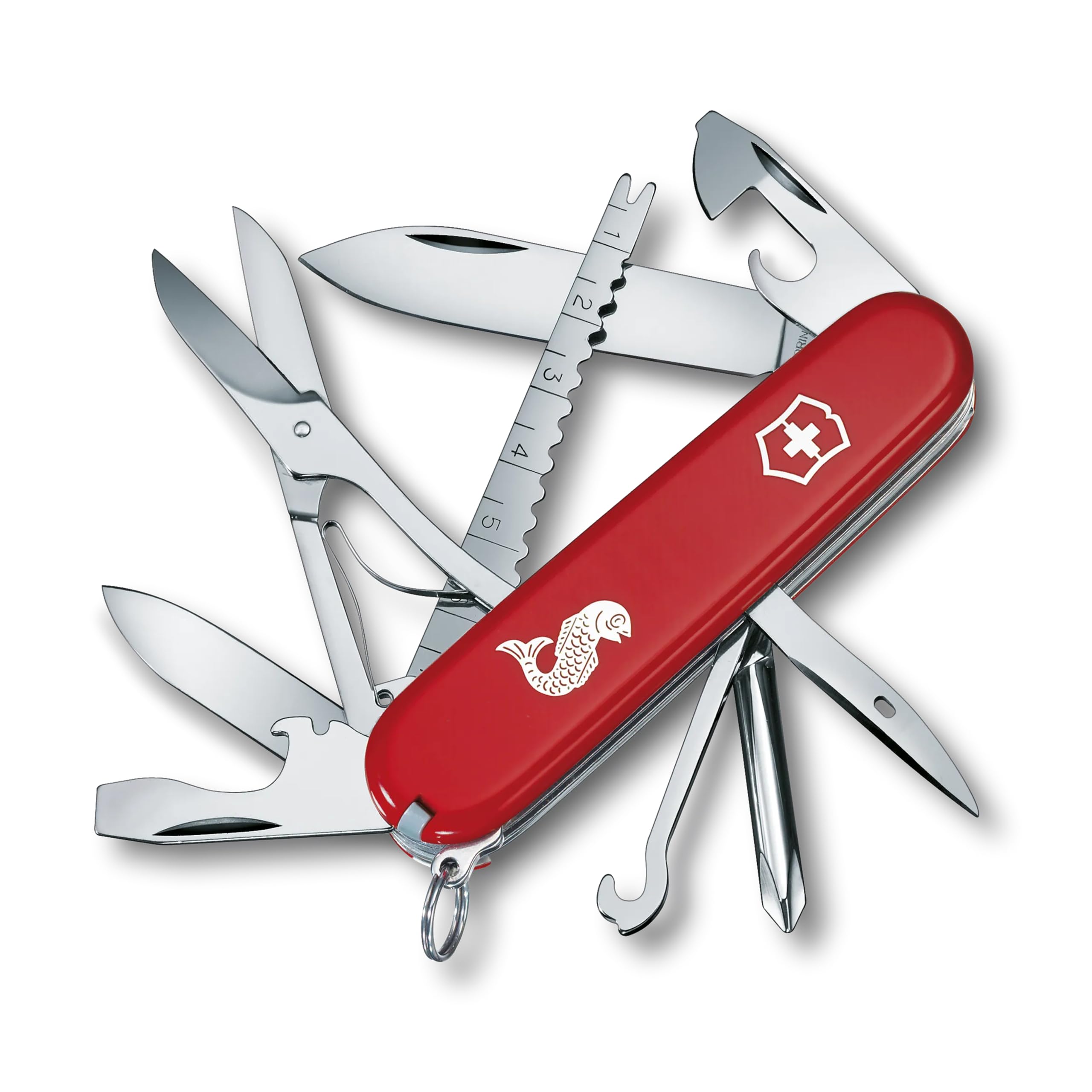 VICTORINOX Fisherman Swiss Army Knife, Multifunctional Knife, Fishing, Outdoor, Scissors FF