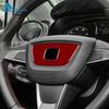 Prawdziwa miękka naklejka z włókna węglowego do Seat Ibiza 6j 2009 2010 2011 2012 2013 2014 LHD RHD Samochodowa ramka środkowa kierownicy