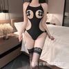Sex Underwear Sexy Neck Chest Hollow Onesie Pure Desire Backless Couple Flirting Pajamas Open File