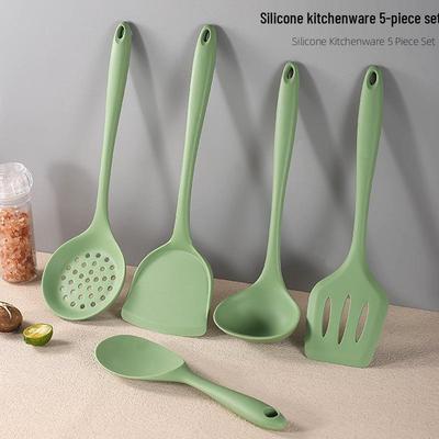 Silikon-Küchenutensilien-Set: Schöpfkelle, Pfannenwender, Schaumkelle, Löffel - Antihaftbeschichtet, Lebensmittelgeeignetes Kochgeschirr