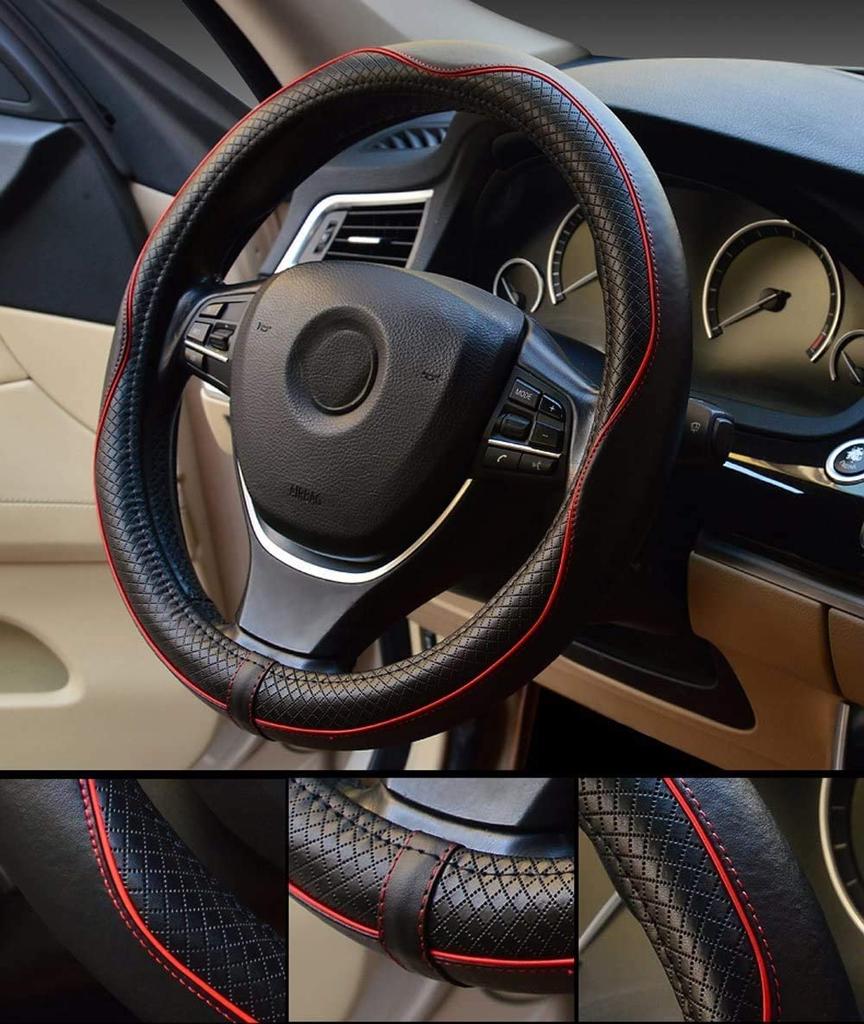 Hengshao Lenkrad Klein Original Passt für Kei und Standard Universeller Lenkradschutz mit Blau 3D Bequem zum Antibakteriellen und Geruch