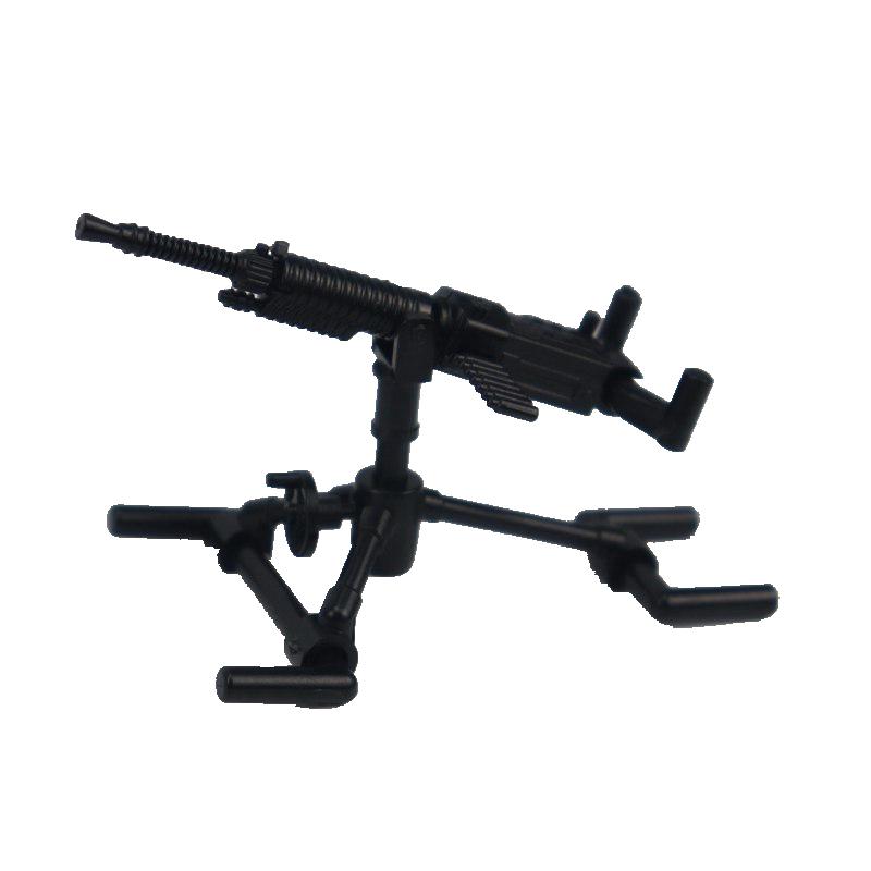 MOC Militär SWAT Waffe WW2 Spielzeugpistole Sandsackkanone Bausteine Ziegel Spielzeug für Kinder Kinder Geschenke DIY Spielzeug Militär