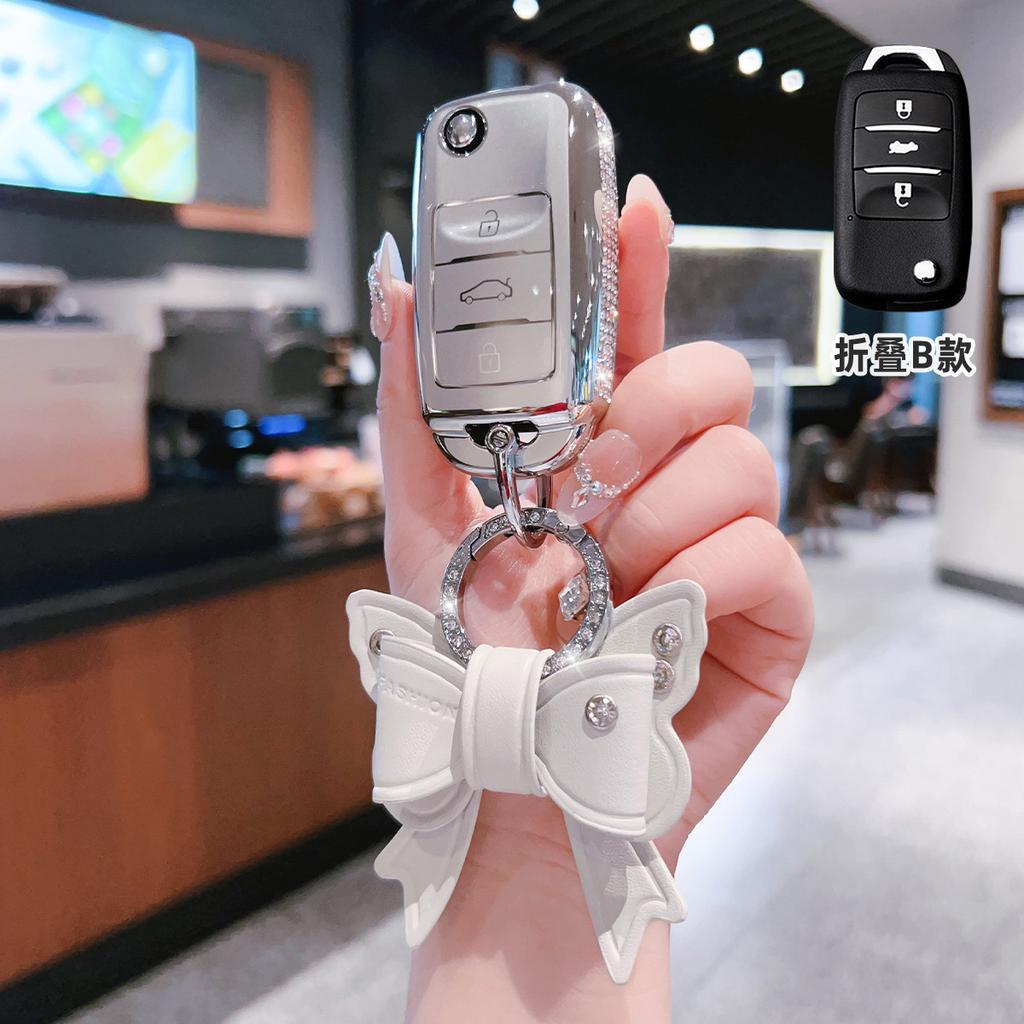 Tpu Car Remote Key Case Cover Protect Shell Fob For Changan Cs15 Cs35 Cs55 Cs75 Cs95 V3 V5 V7 Eado Raeton Plus Coupe Accessories