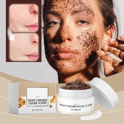 Honey Black SugarScrub 60g / Black Head And White Head Care With Natural Black Sugar Powder