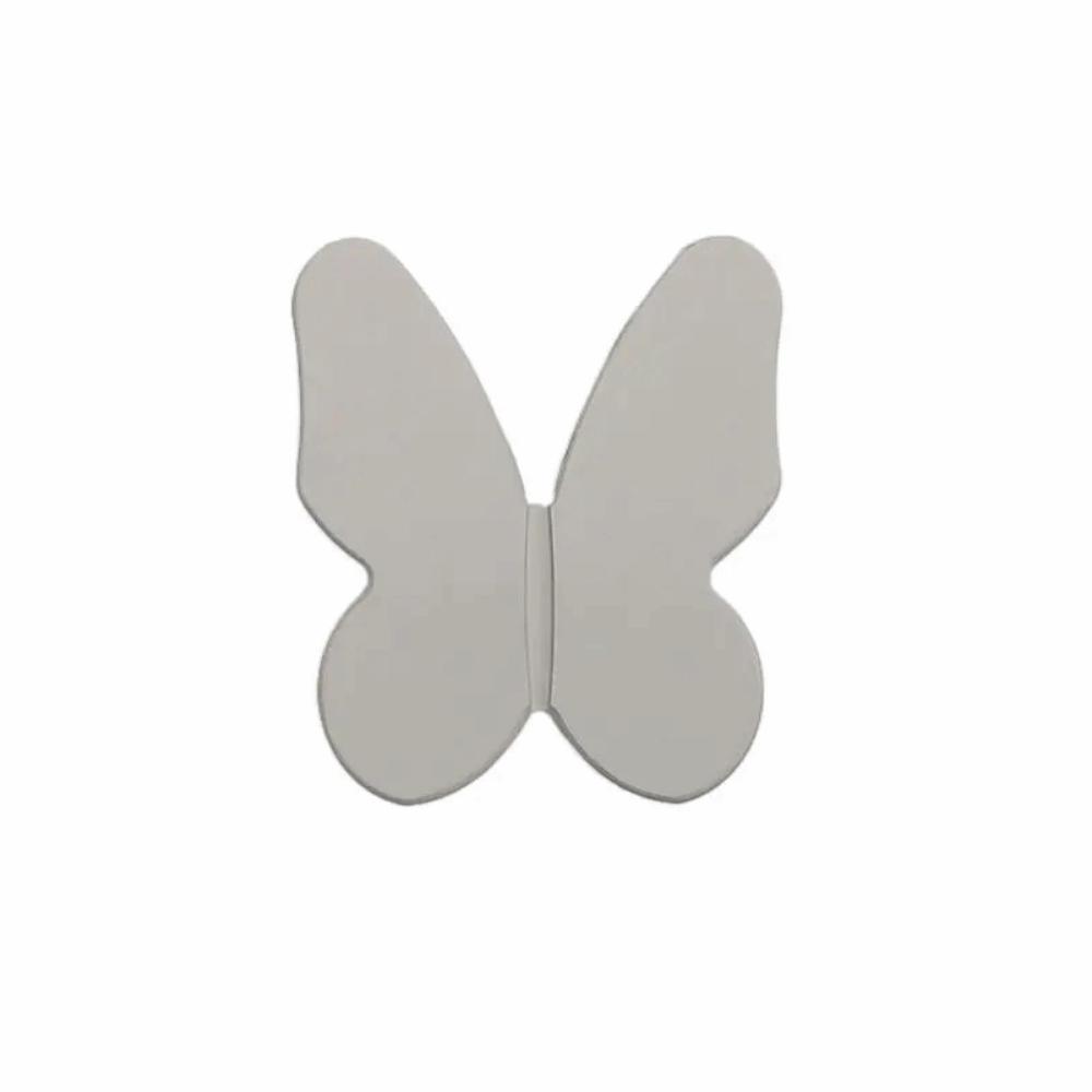 

Cute Zinc Alloy Butterfly Shape Door Pulls Butterfly Shape Single Hole Single Hole Drawer Knobs Cabinet Drawer Knobs Door темно-сірий колір