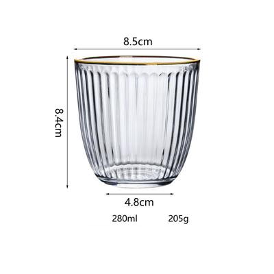 1ks pruhovaný šálek na kávu proti opaření Čaj Sklenice na kávu Šálek na ledový džus Šálek na pití Šálek na whisky Víno Vodka Sklenice na pivo Na párty v baru