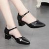 Fashion Women Fashion Sweet Light Weight Black Hollow Out Spring & Summer Office Heel Shoes Lady Beige Work Pump Sapatos Femininas Ea264
