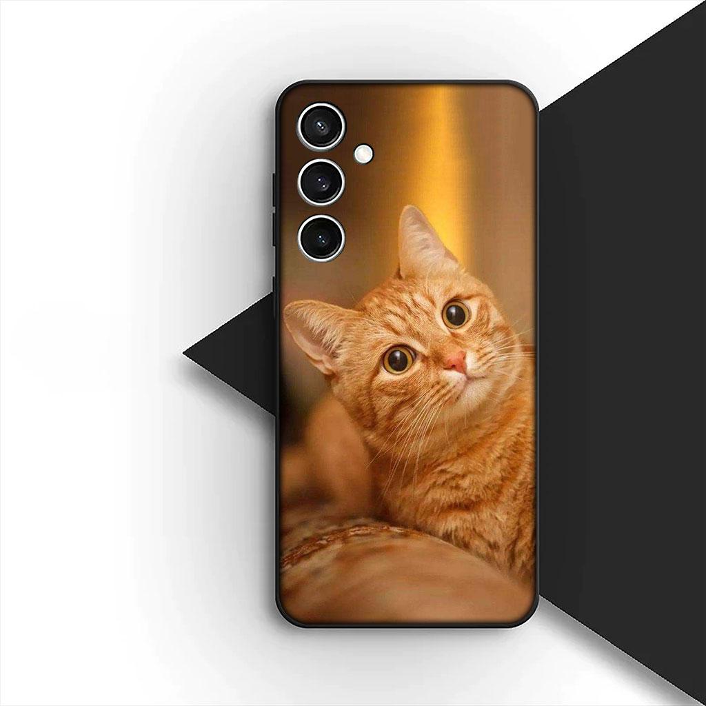 Phone Cover for Apple iPhone 17 Air 12 13 Pro Max Mini ProMax 7 + 8 Plus 7+ 8+ Soft Silicone Case Eyes Cat Meow Kitten Paw