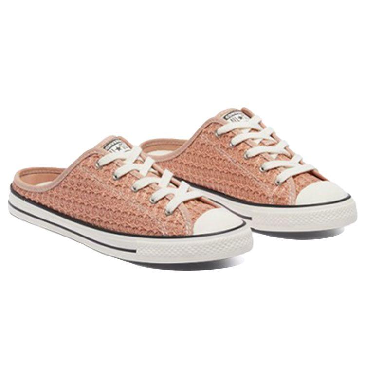 Converse Chuck Taylor All Star Dainty Mule Slip Vachetta Beige Damen Sneaker Pink Egret Schwarz 571899C