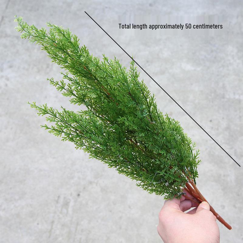 Pine Needle Juniper Artificial Bonsai with Dried and Plastic Pine Leaves