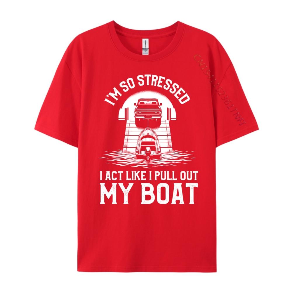 Funny Boat Accessories For Men Captainboating Boat Captain Clothing High Quality Graphic Tee Shirt Casual