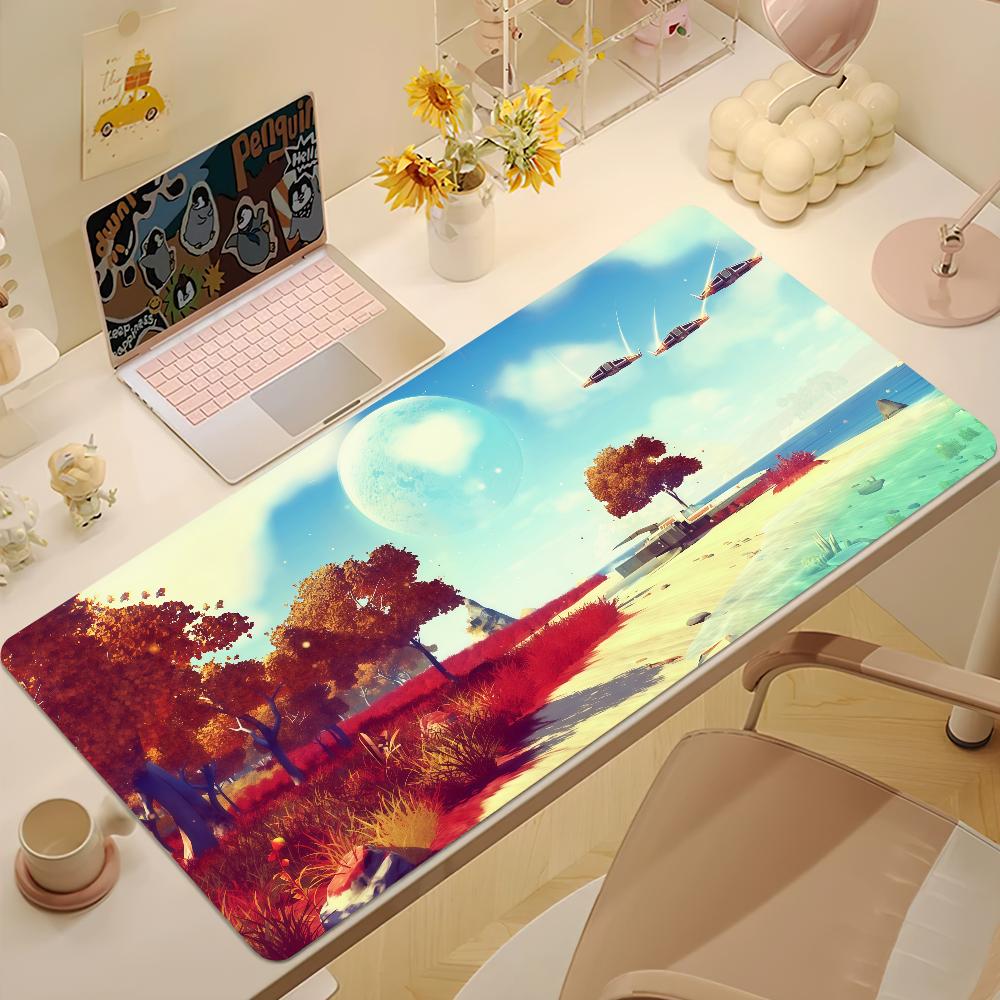 Nno Man S Sky Game Cool Mouse Pad Large Nonslip Lockedge Desktop Computer Desk Mat Keyboard Mousepad Office Gamer Student Gift