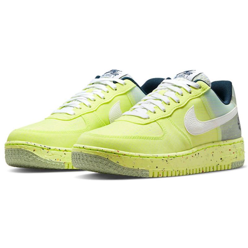 Nike Air Force 1 Low Crater Light Lemon Twist Sneakers DH2521-700