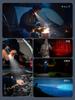 Smiling Shark Rechargeable LED Concept Headlamp with Sensor USB Rechargeable 5 Lighting Modes High Brightness Outdoor Headlamp Wide Angle Lighting