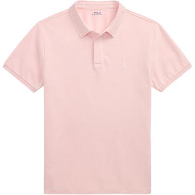 Polo Custom Slim Fit Einfarbiges Poloshirt mit kleiner Pony-Stickerei Herren Poloshirts Gartennelke MNPOKNI1N823380-650