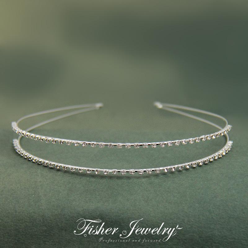 New Exquisite Elegant Opal Thin Hairbands Headband Gift For Women Girls Hair Head Hoop Bands Accessories Headdress Headwear