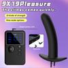 Silicone Anal Butt Plug Prostate Massage Vagina Stimulation Remote Control Electric Shock Sex Toys Men Women Masturbation