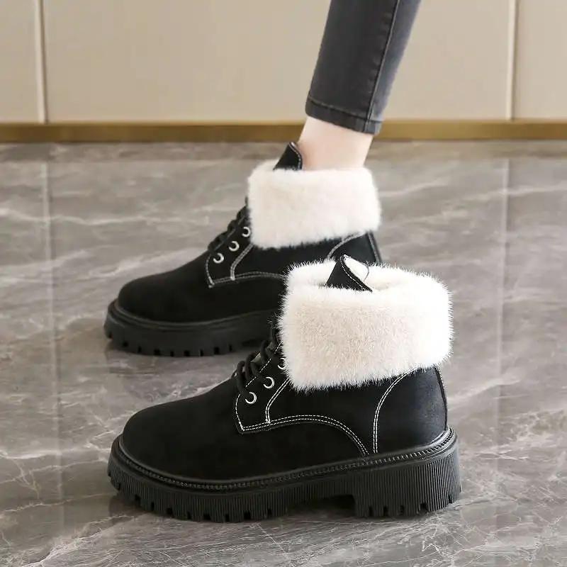 Fashion Autumn-spring Brown Women's Blue Boot Shoes Woman Boots Ankle Boots Woman Sneakers Sport Real Shors Brand Name Comfortable