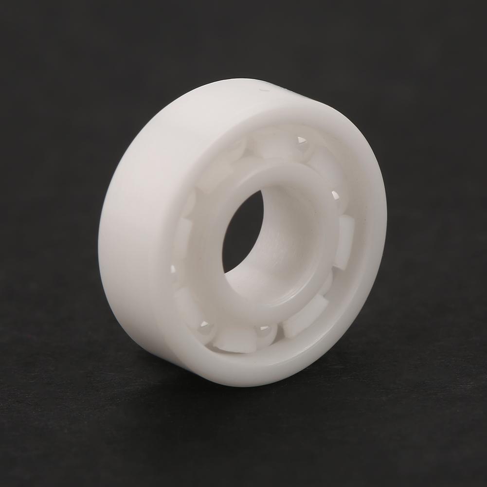1PCS 696 6x15x5mm White High Precision Full Ceramic ZrO2 Ball Bearing
